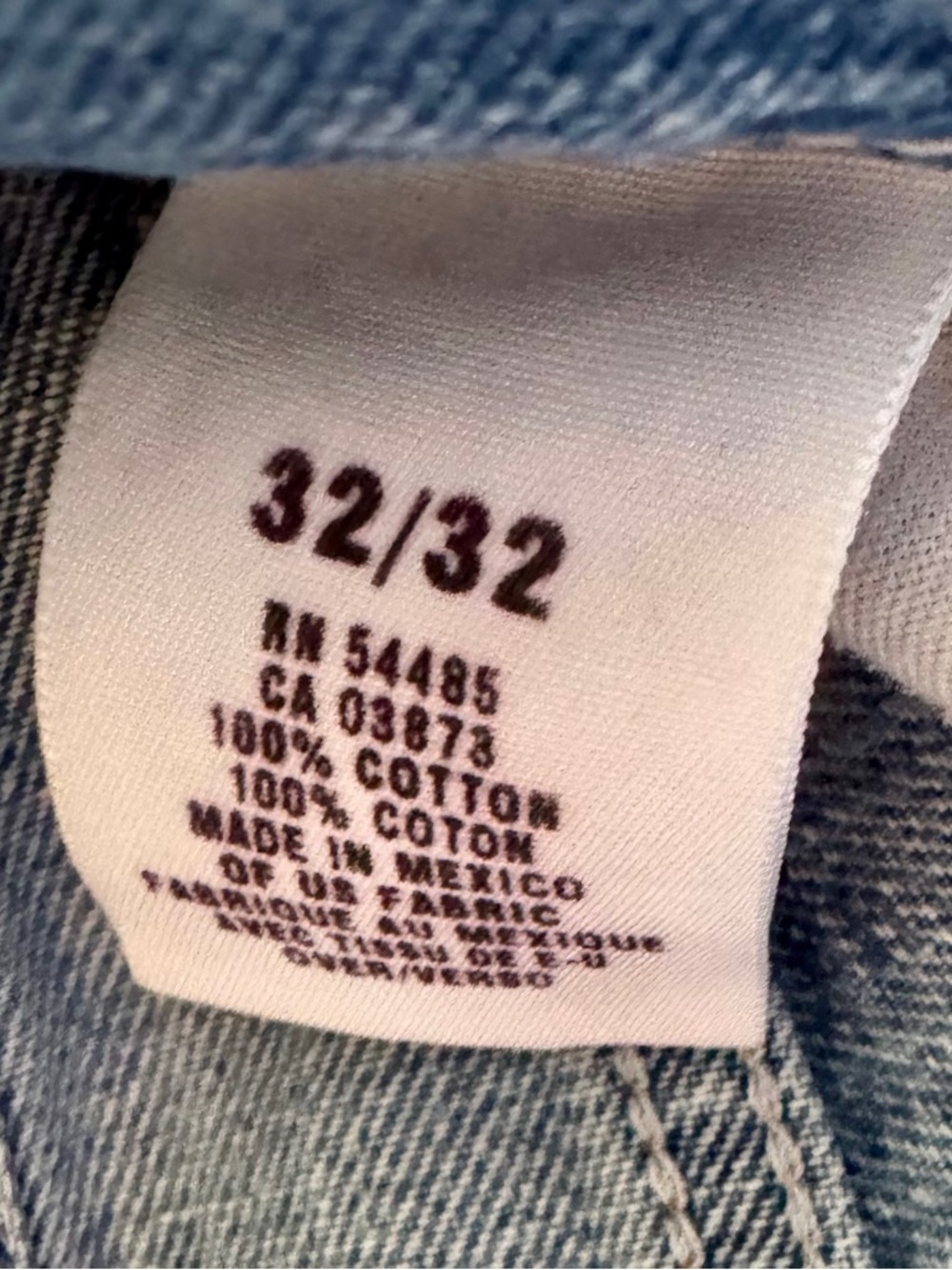 Vintage Y2K 2000’s American Eagle Light Wash Low Rise Boot Jeans Sz 32x32 - Picture 5 of 6